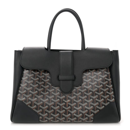 Goyard Goyardine Saigon Tote Black 1 of 12