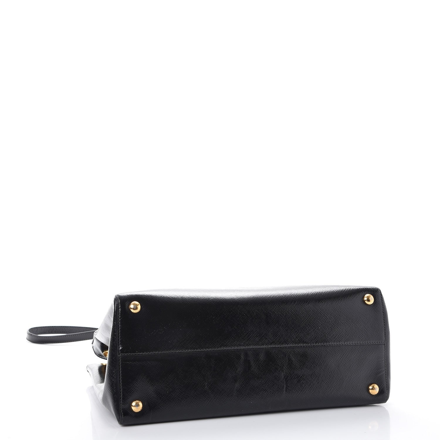 Prada Saffiano Vernice Tote Black 4 of 13
