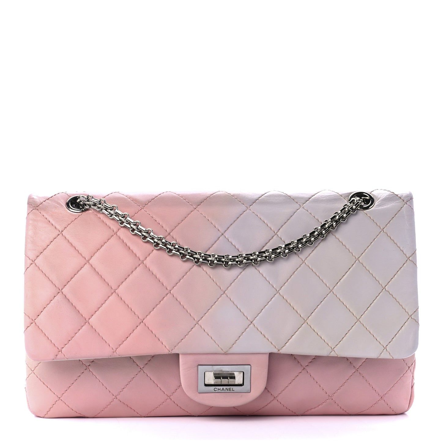 Lambskin Degrade Quilted 2.55 Reissue 227 Flap Pink