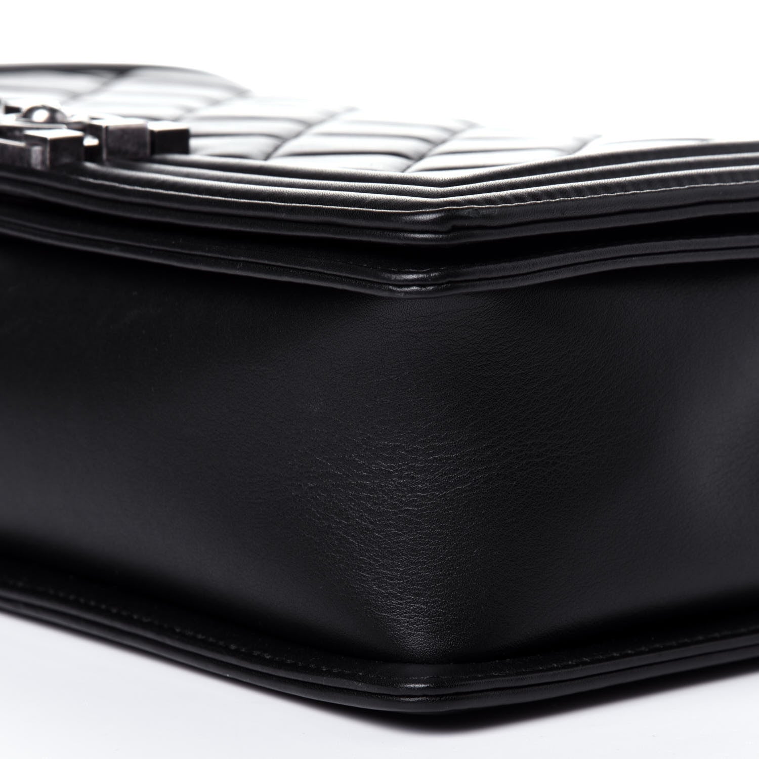 Chanel Calfskin Quilted New Medium Boy Flap Black 9 of 12
