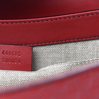 Gucci Microguccissima Medium Emily Chain Shoulder Bag Red 9 of 11