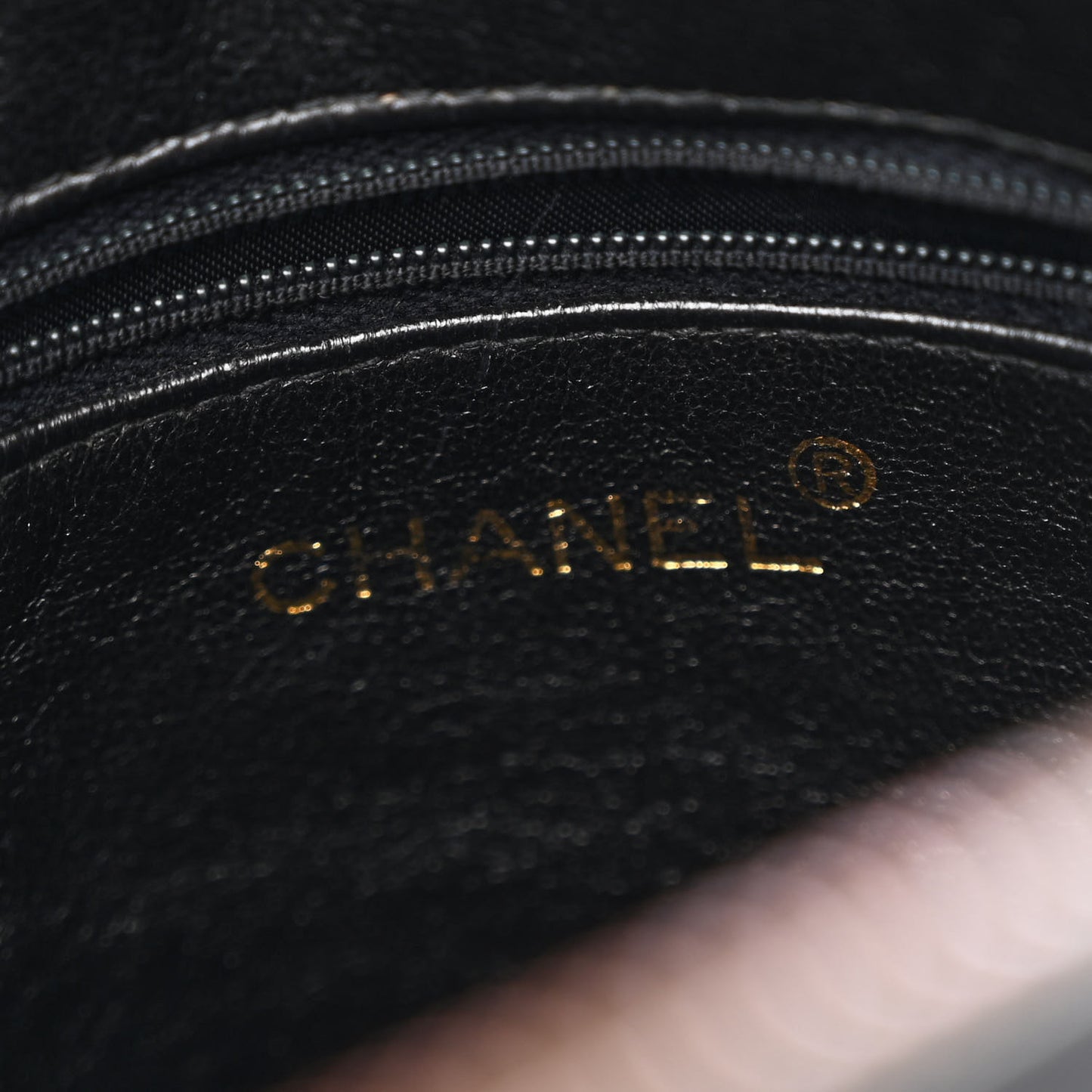 Lambskin Quilted Flap Shoulder Bag Black