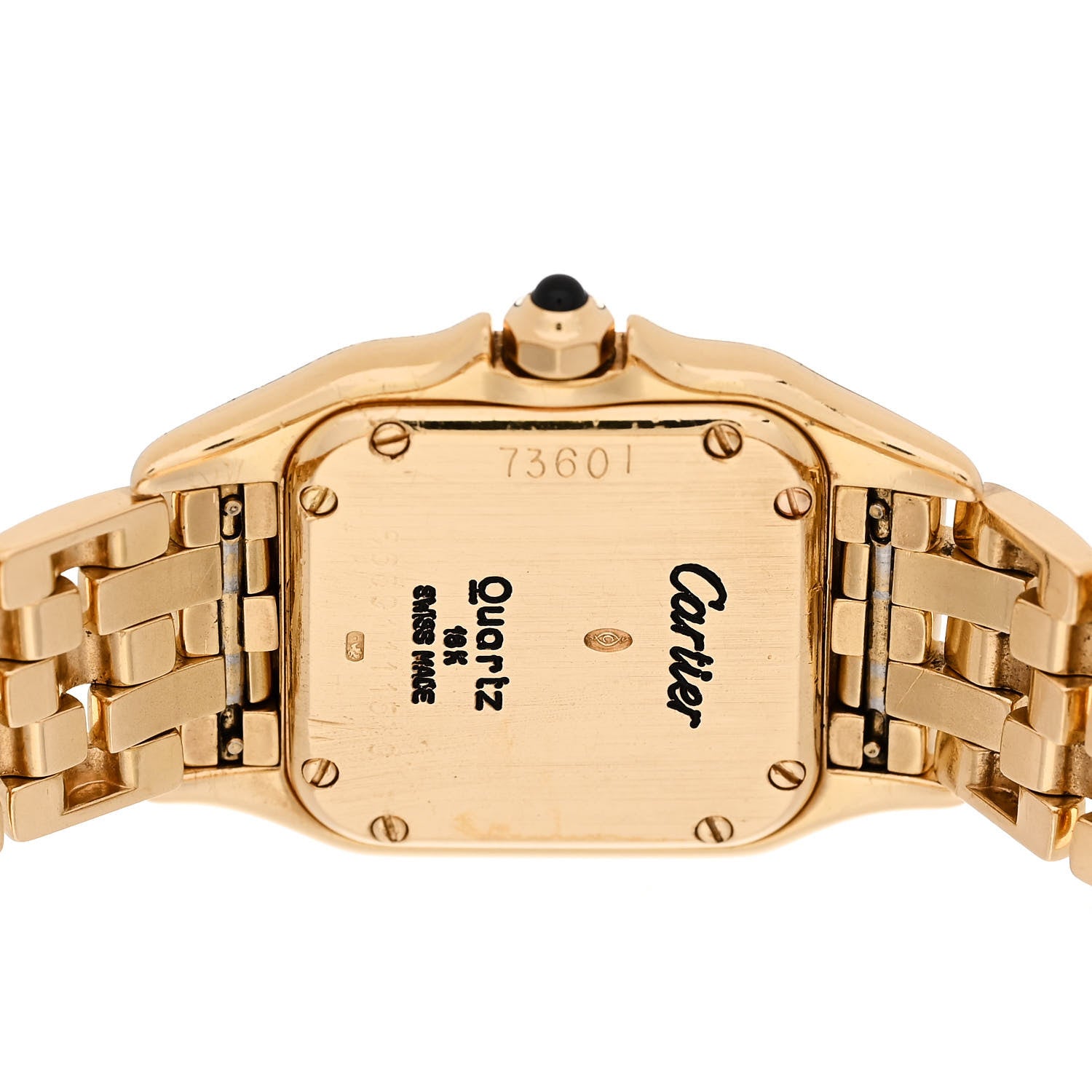 Cartier 18K Yellow Gold 22mm Panthere Quartz Watch 4 of 4