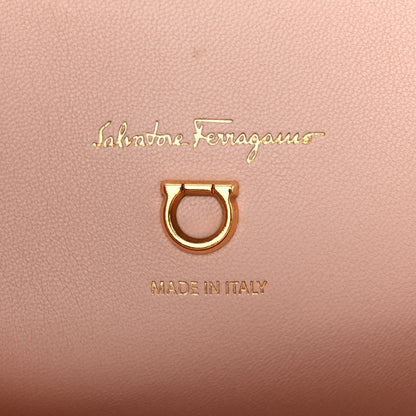 Salvatore Ferragamo Calfskin Small The Studio Box Bag Black 7 of 10