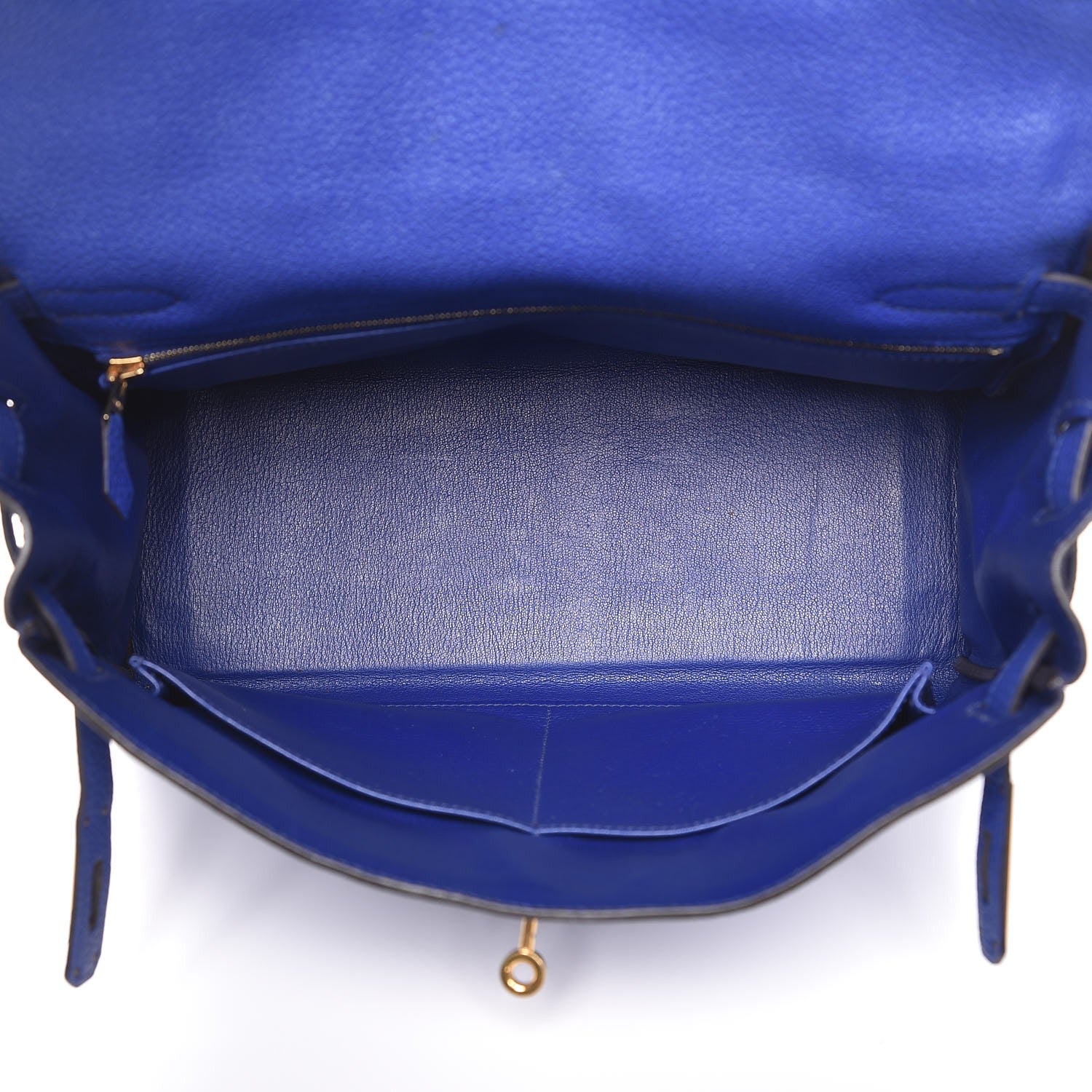 Hermes Togo Kelly Retourne 32 Bleu Electrique 8 of 49