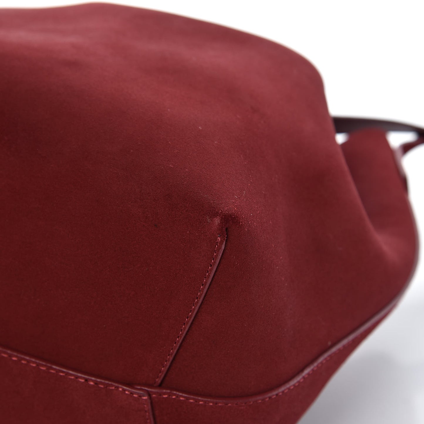 Suede Bucket Bag Rococo