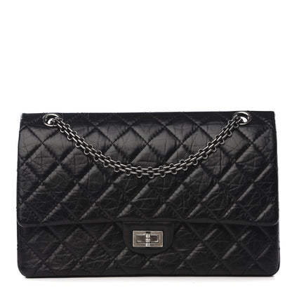 Chanel Aged Calfskin Quilted 2.55 Reissue 226 Flap Black 1 of 8