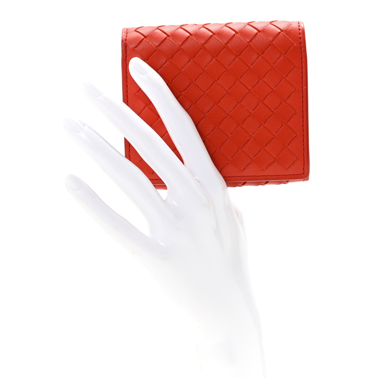 Bottega Veneta Nappa Intrecciato Tri-Fold Wallet Pompei 2 of 7