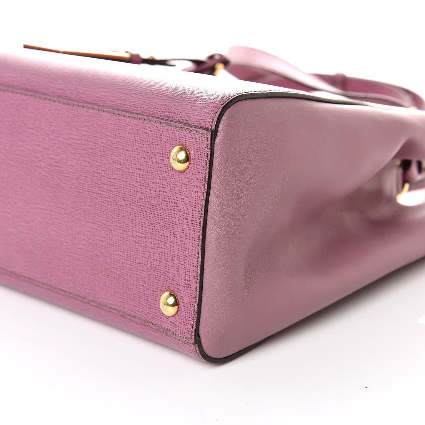 Vitello Elite Flamingo Petite 2Jours Tote Lilla Glicine
