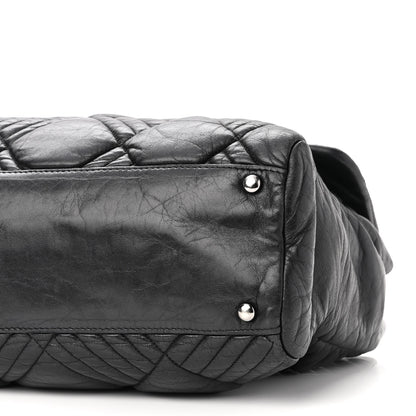 Chanel Lambskin In and Out XL Maxi Flap Black 10 of 10
