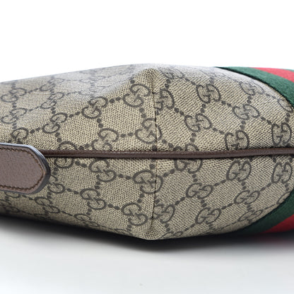 Gucci GG Supreme Monogram Web Small Ophidia Half Moon Hobo Brown 8 of 11