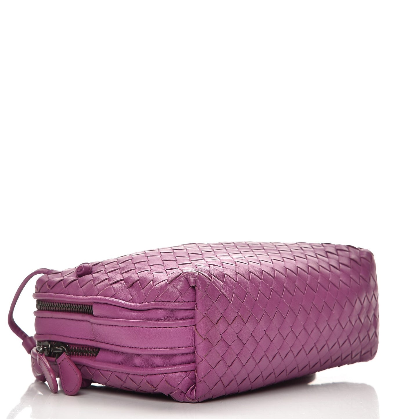 Nappa Intrecciato Pillow Crossbody Messenger Peony