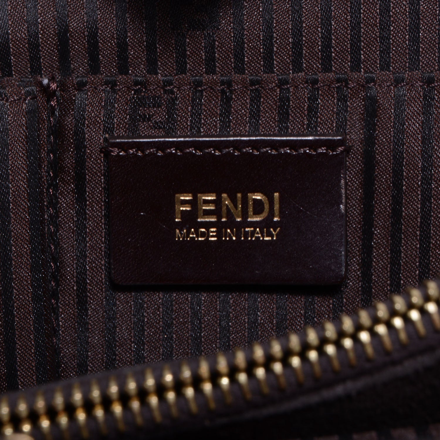 Fendi Vitello Elite Flamingo Regular 2Jours Tote Moro Marrone Nocciola 7 of 13