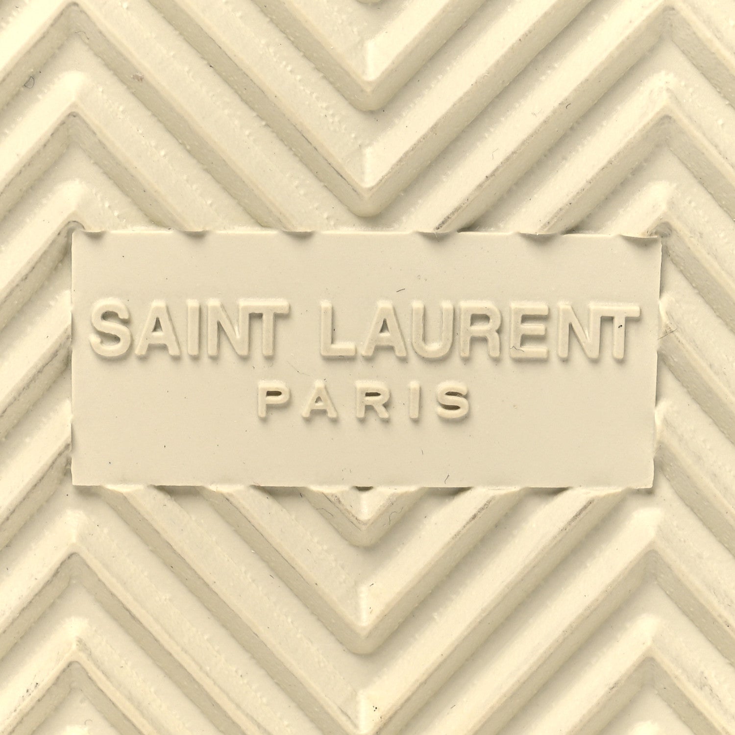 Saint Laurent Distressed Canvas Court Classic Sneakers 39 Panna 7 of 8