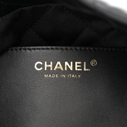 Chanel Shiny Calfskin Quilted Mini Chanel 22 Black 6 of 11