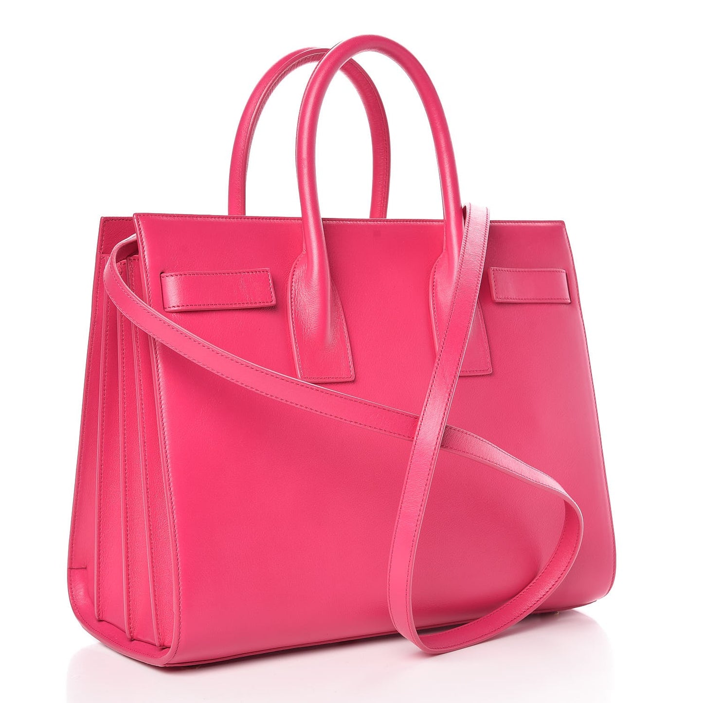 Calfskin Small Sac De Jour Lipstick Fuchsia