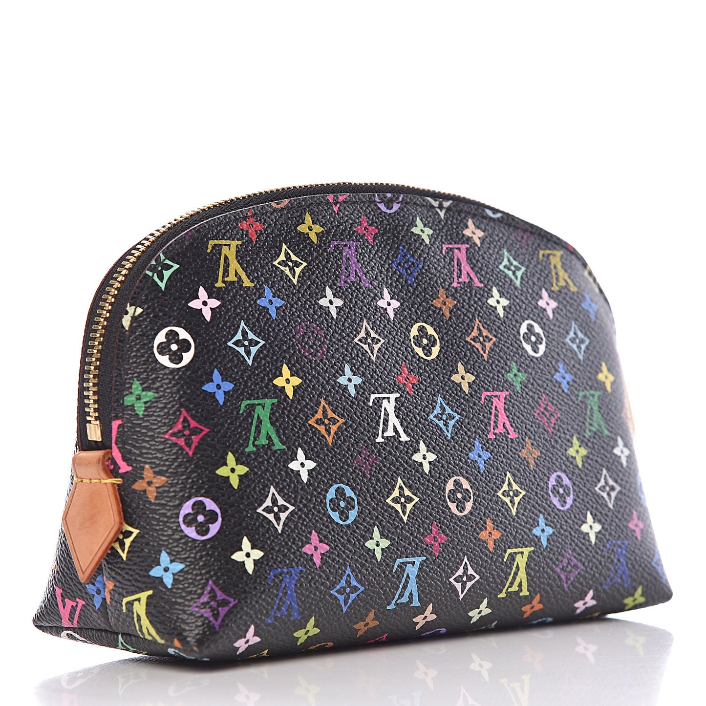 Monogram Multicolor Cosmetic Pouch Black Grenade