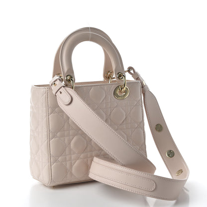 Christian Dior Lambskin Cannage Small Lucky Badges My Lady Dior Pink 3 of 9