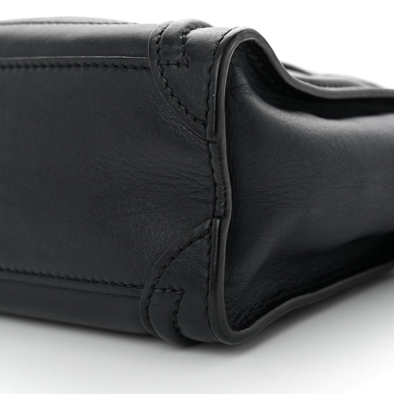 Celine Smooth Calfskin Nano Luggage Ink 9 of 12