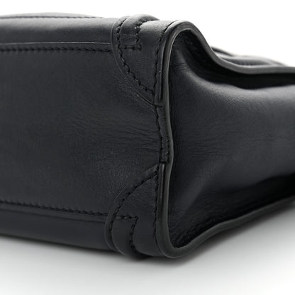 Celine Smooth Calfskin Nano Luggage Ink 9 of 12