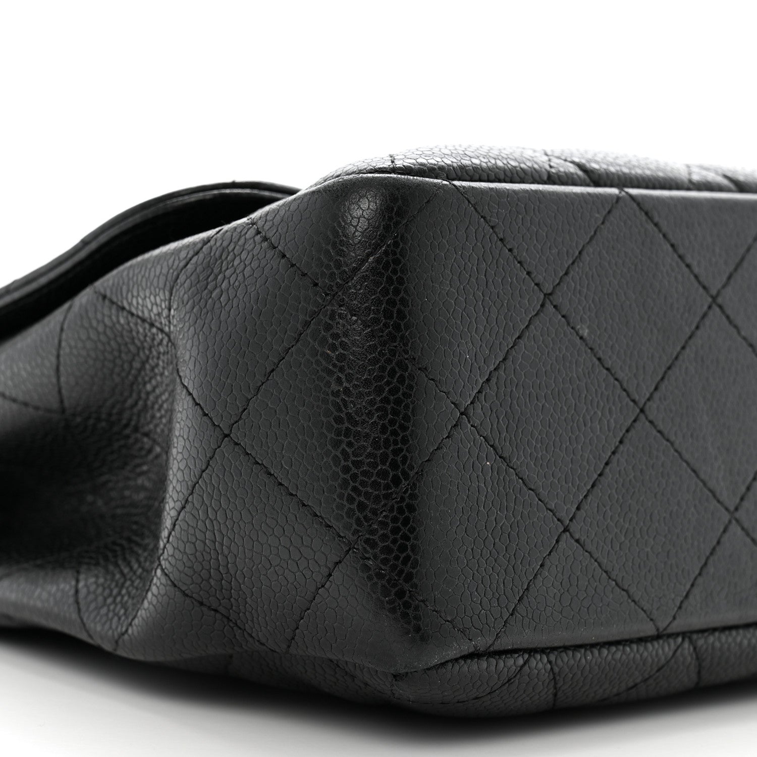 Chanel Caviar Quilted Jumbo Double Flap Black 9 of 15