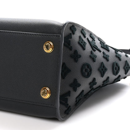 Louis Vuitton Calfskin Monogram Tufting On My Side Black 9 of 9