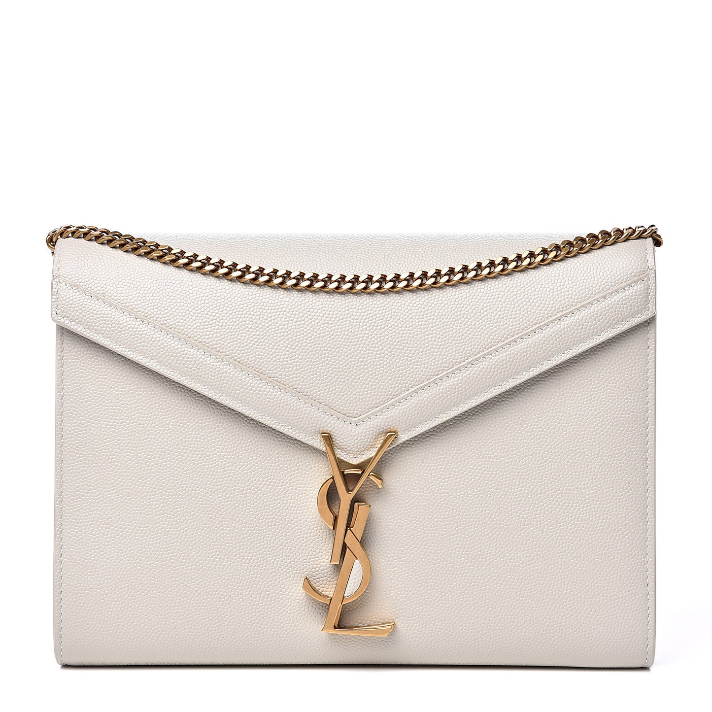 Grain De Poudre Monogram Cassandra Chain Wallet Crema Soft Rouge Legion