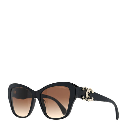 Chanel Acetate Lambskin CC Sunglasses 5457-Q-A Black 1 of 10