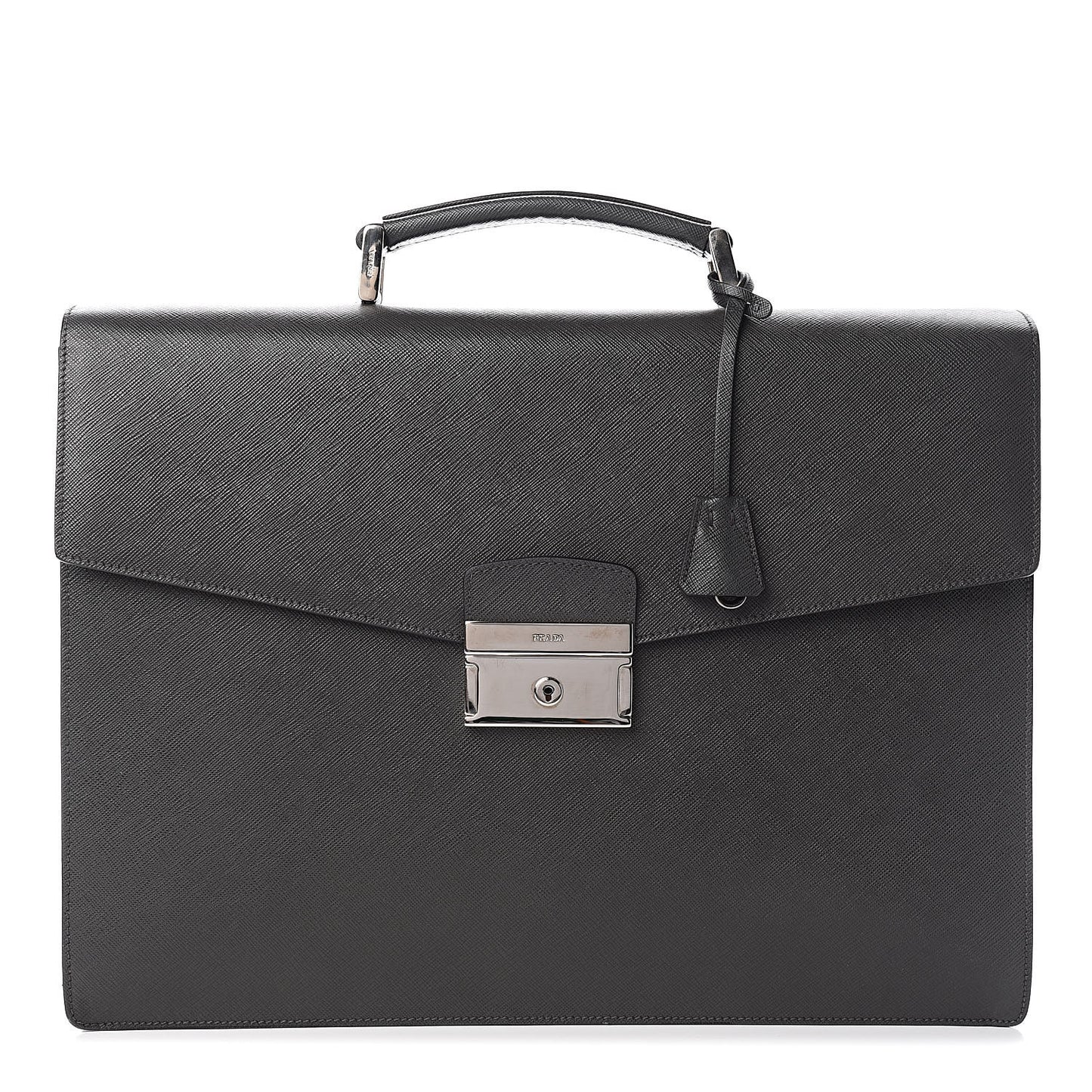 Saffiano Briefcase Marmo