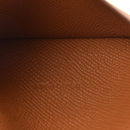 Hermes Epsom Mini Bearn Wallet Gold 7 of 8
