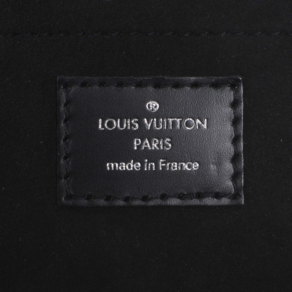 Louis Vuitton Epi Montaigne Clutch Black 6 of 7