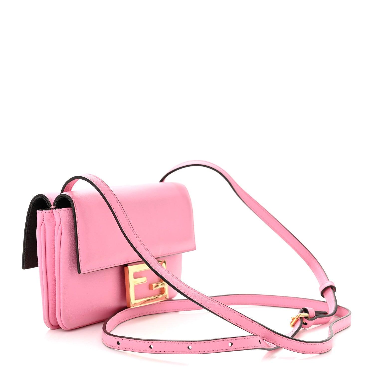 Fendi Vitello Grace Matte Duo Baguette Lollypop 3 of 11