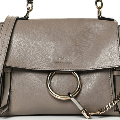 Chloe Calfskin Mini Faye Day Shoulder Bag Motty Grey 7 of 12