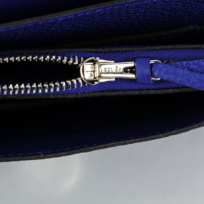 Hermes Togo Dogon Duo Wallet Bleu Electrique 9 of 10