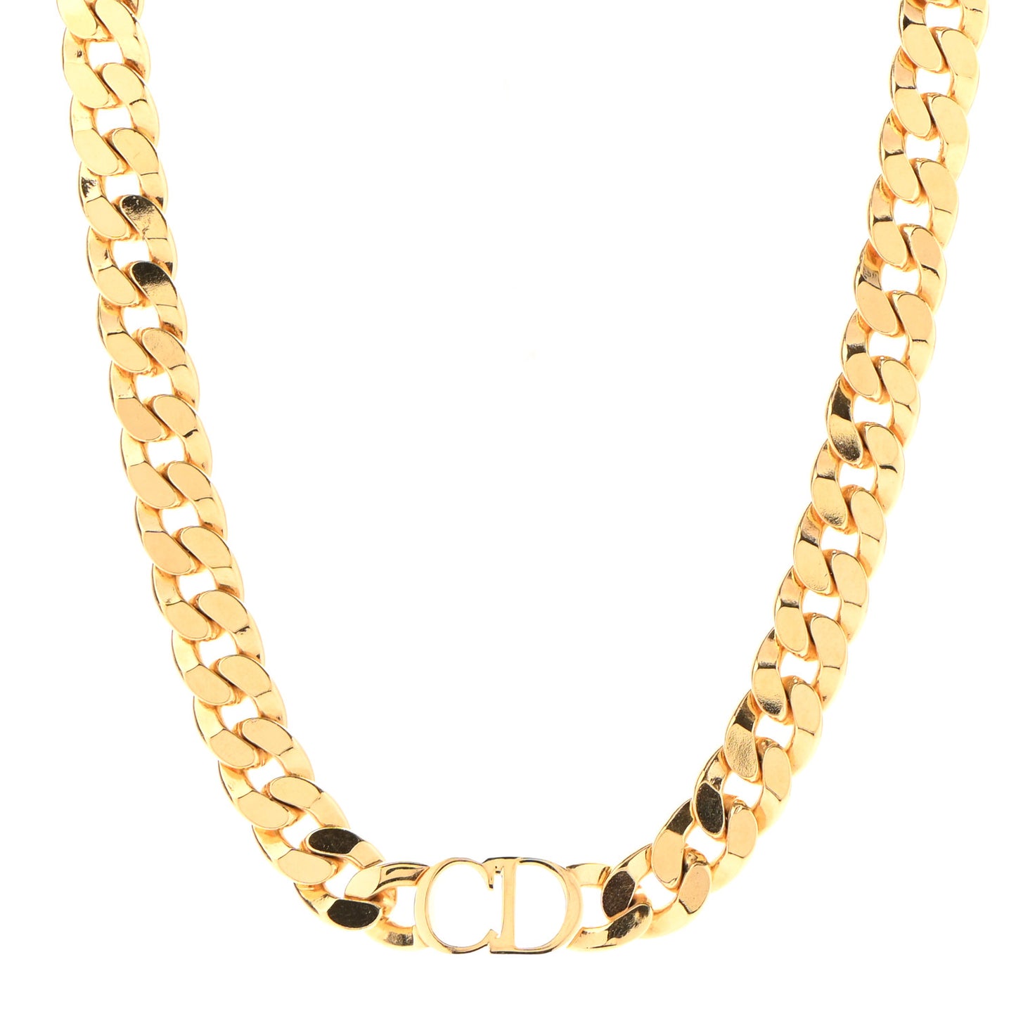 Metal Danseuse Etoile Chain Choker Necklace Gold