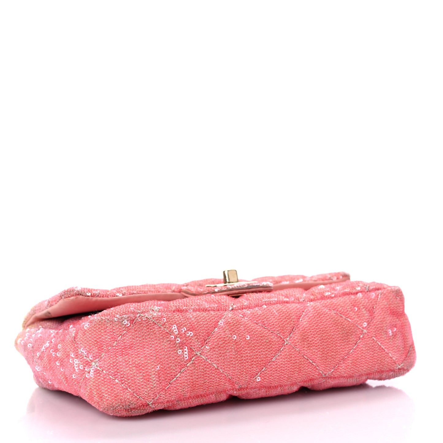 Sequin Quilted Ombre Mini Flap Multicolor