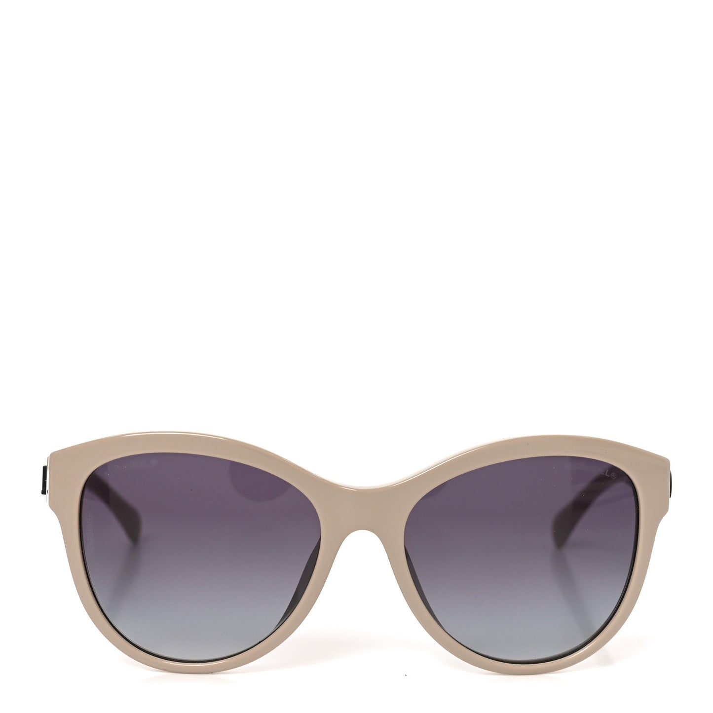 Acetate Pantos Logo Sunglasses 5458-A Beige