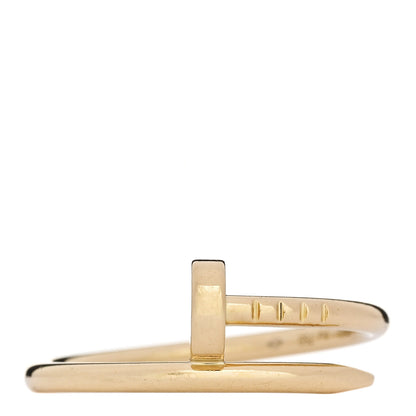 Cartier 18K Yellow Gold Small Juste Un Clou Ring 55 7.25 1 of 5