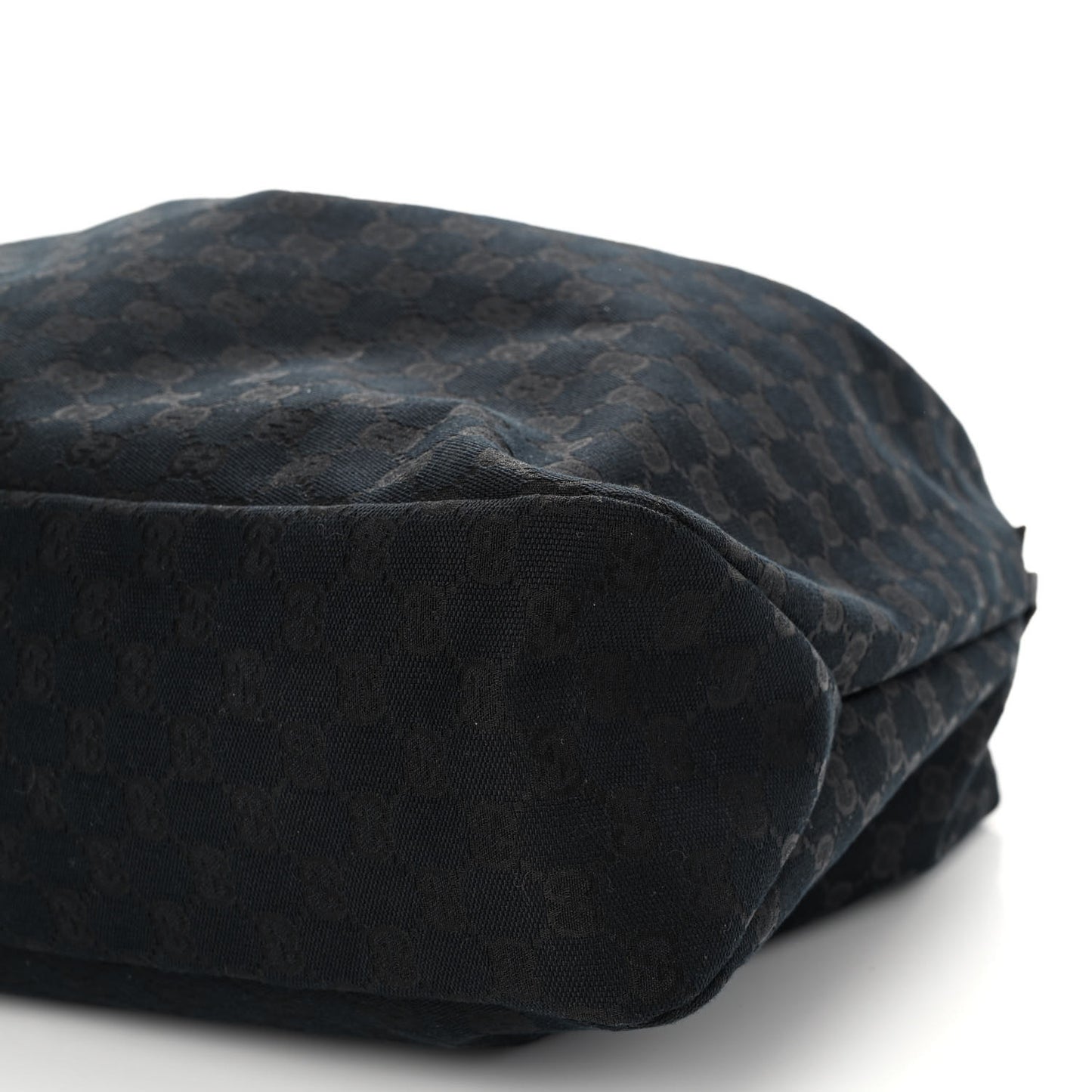 Monogram Large Horsebit Chain Hobo Black