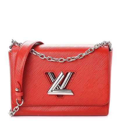 Louis Vuitton Epi Twist Shoulder Bag MM Coquelicot 1 of 10