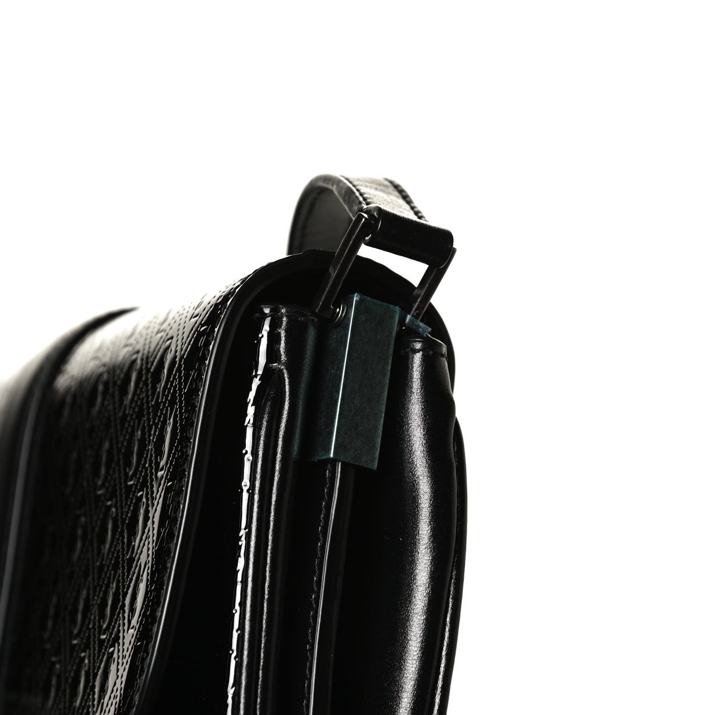 Patent Embossed Small Le Monogramme Satchel Black