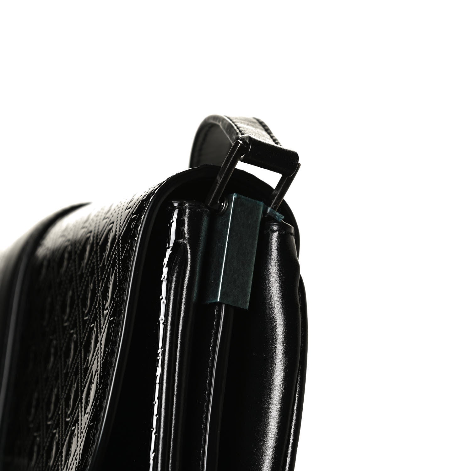 Saint Laurent Patent Embossed Small Le Monogramme Satchel Black 11 of 11