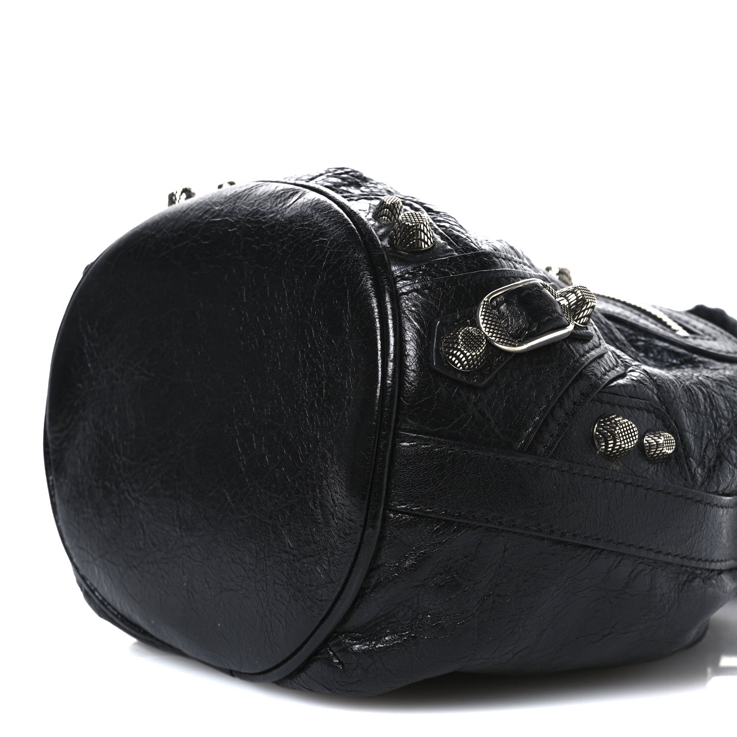 Balenciaga Agneau Arena Le Cagole Bucket Bag XS Black 11 of 13