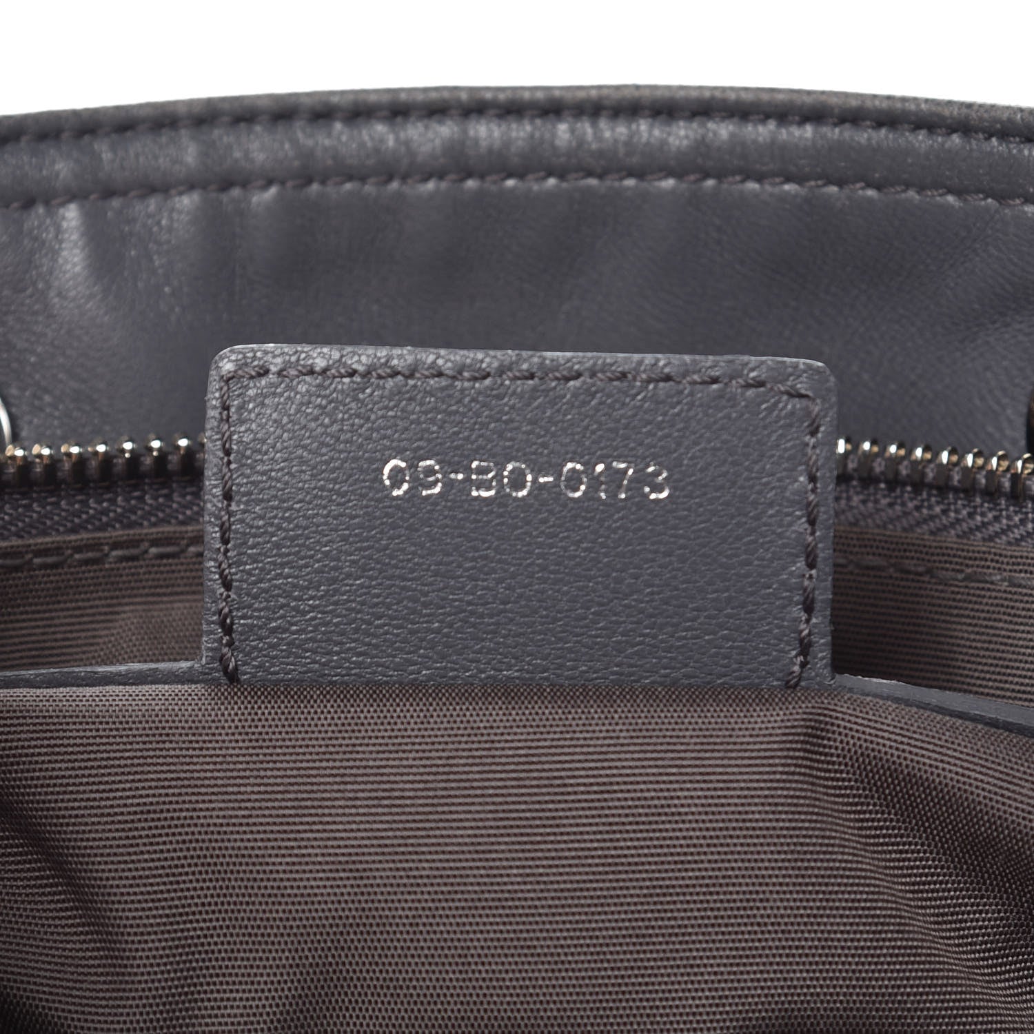 Christian Dior Lambskin Cannage Granville Polochon Grey 7 of 20