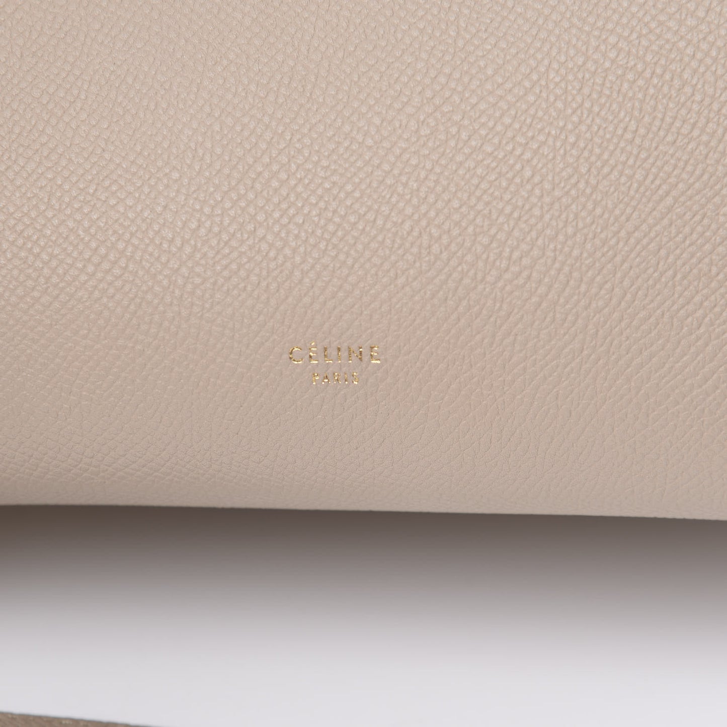 Grained Calfskin Mini Belt Bag Light Taupe