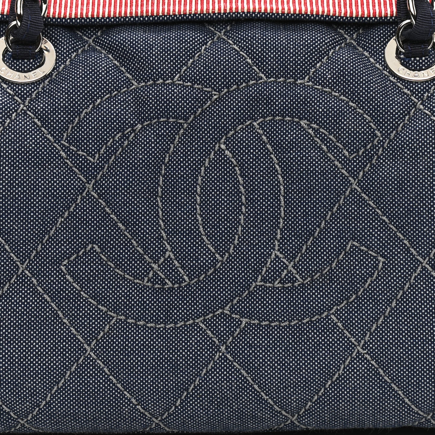 Denim Quilted CC Bag Blue