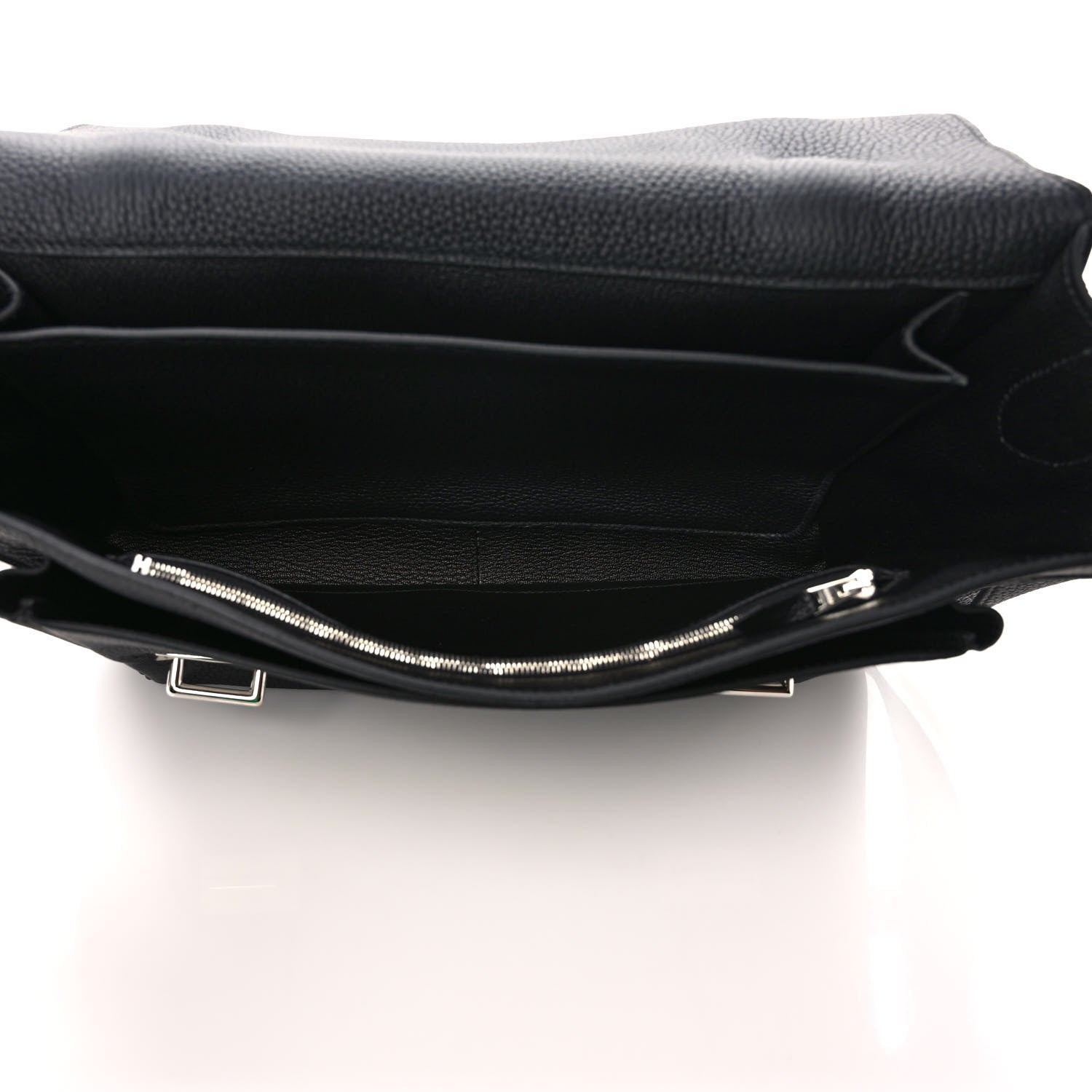 Hermes Taurillon Clemence Steve Caporal 37 Messenger Black 5 of 8
