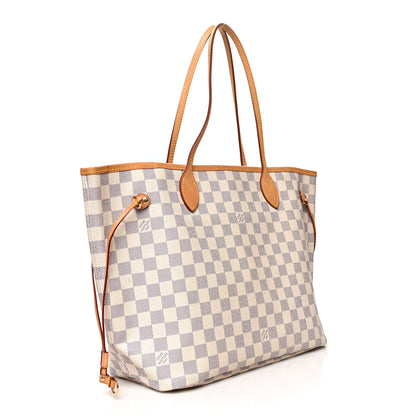 Louis Vuitton Damier Azur Neverfull MM 3 of 9