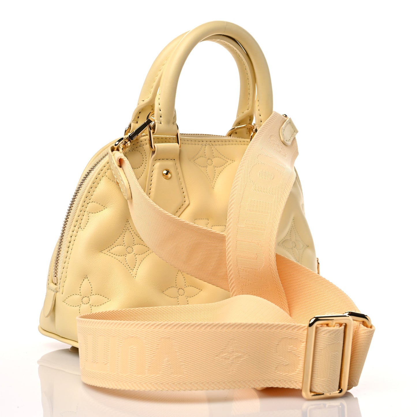 Calfskin Bubblegram Alma BB Banana
