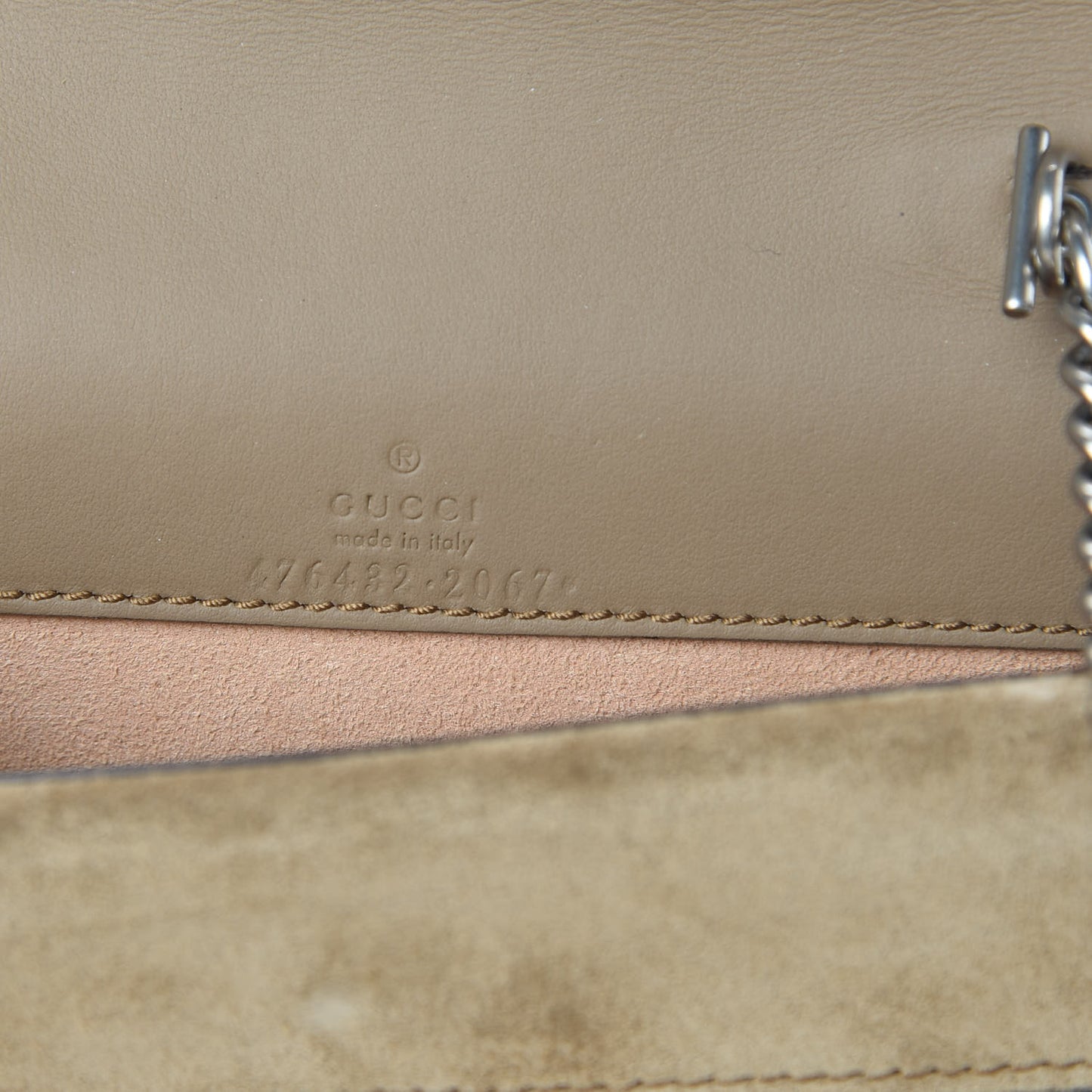 GG Supreme Monogram Super Mini Dionysus Shoulder Bag Taupe